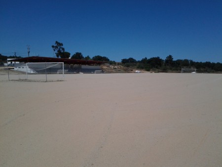 Aqui podemos ver quase por completo a extensão do Parque Desportivo